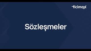 Ticimax  Sözleşmeler [upl. by Puritan520]