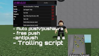 hydrogen fluxus Arceus x Roblox script  ragdoll engine script  trolling GUI  free push working [upl. by Erle]