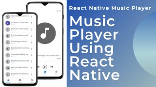 2  Music Player With Expo React Native [upl. by Rustice]