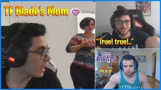 TF Blades Mom Shows up in his stream  Moe on Reddit Comments about him  LoL Daily Moments Ep 399 [upl. by Suoirrad]