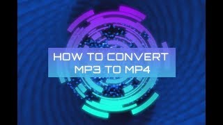 How to Convert MP3 to MP4 Cover or Audio Specturm [upl. by Zebedee]