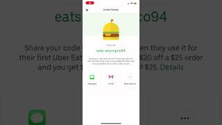 Uber eats promo code [upl. by Ayyn]