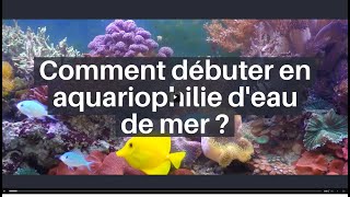 Comment débuter en aquariophilie deau de mer  Où sinformer [upl. by Ladnek671]