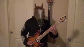 Creepy Horse Man on Guitar [upl. by Marston136]