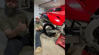 New Tire Time Dunlop D606 on CRF450RL [upl. by Annasiul]