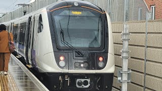 FIRST DAY Crossail Elizabeth Line Class 345018 elizabethline [upl. by Jessalyn773]