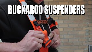 How to Attach and Adjust Buckaroo Suspenders [upl. by Aceissej]