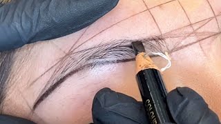 Microblading Eyebrow Mapping  Episode 16 [upl. by Perlie]