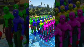 Gta 5 GIANT SUPERMAN vs Giant PANDA Army War in GTA 5 🥺 gta5 shorts shortsfeed fypシ゚ [upl. by Amathist663]