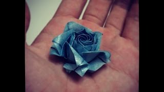 Origami Naomiki Sato Pentagon Rose [upl. by Rollie]