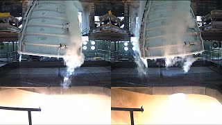 SLS RS25 Engine Test 26 April 2023 720 seconds gimbal test [upl. by Odraude443]