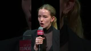 Willa Fitzgerald talks about the set of StrangeDarling YTShorts [upl. by Bunni]