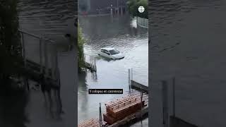 Caos en Barcelona por las lluvias torrenciales 🌧️ lluvias Barcelona inundaciones [upl. by Schramke602]