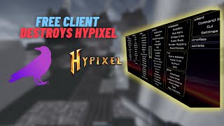 This free client DESTROYS hypixel ft Raven Bs  HVH [upl. by Ereveneug768]