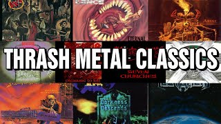 ESSENTIAL THRASH ALBUMS Part two MY RANKING [upl. by Ellek]