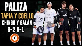 Tapia y Coello propinan una PALIZA a Galán y Chingotto en la Final de Paris  Premier Padel [upl. by Lorin]