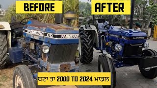 farmtrac 60 converted from 2000 model to 2024 epi  pb7modifiers  tractor modification punjab [upl. by Teragramyram]