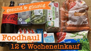 Wocheneinkauf gesund amp günstig mit Cashback 12 €  Food Haul mit Food Diary 1 Person [upl. by Cornell641]