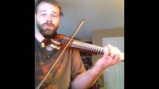 Jordan 6 String Electric Violin Fretted Demo No Talking [upl. by Ahsimek626]