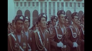 парад в Алма Ате АВГУСТ 1981 г 177 отряд [upl. by Lainad]