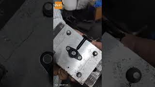 Mini Injection Molding With Manual Clamping  Nylon glass field molding [upl. by Fiann857]