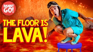 quotThe Floor is Lava Dancequot 🌋  Danny Go Kids Brain Break Activity Songs [upl. by Alvy]