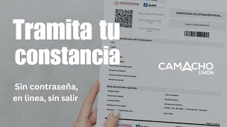 Como sacar mi constancia de situacion fiscal sin contraseña por primera vez en SAT ID desde celular [upl. by Notse]