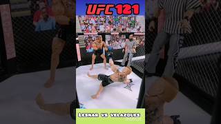 UFC Brock Lesnar vs Cain Velasquez UFC 121 Action figure shorts ufc actionfigures mma wrestling [upl. by Gnohc]