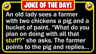 🤣👉 BEST JOKE OF THE DAY  A farmer stops by the local mechanic’s shop to have his  Funny Jokes [upl. by Acinahs]