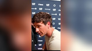 Barry Keoghan on the TIFF2024 red carpet for BringThemDown [upl. by Aikit]