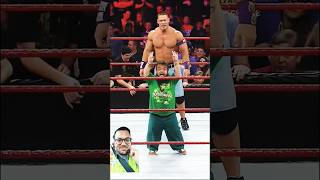 John Cena happy 😊wwe wrestling wrestlemania johncena wwewrestler wwesuperstaraew royalrumble [upl. by Arramas]