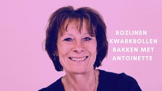 Rozijnen kwarkbollen bakken met Antoinette  TZeD [upl. by Hein]