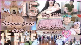 💕FIESTA DE 15 AÑOS 👸  😋 LES ENSEÑO COMO HACER GELATINAS PARA FIESTAS 🥰 [upl. by Melanie]