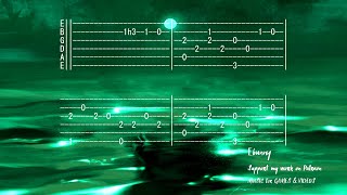 Celtic Medieval Music  Tri Martolod Inis Mona Full Acoustic Guitar Tab by Ebunny Fingerstyle [upl. by Crisey]