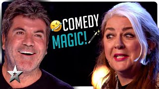 Top 10 HILARIOUS Magicians from Britains Got Talent [upl. by Eeroc953]