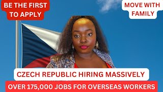 FREE CZECH REPUBLIC WORK VISA 2024 NO IELTS175000 JOBS AVAILABLE STEP BY STEP GUIDE [upl. by Tabina]