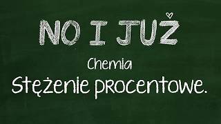 Stężenie procentowe roztworów  zadania Woda i roztwory wodne cz 2 [upl. by Ais]