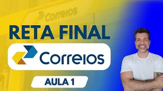 CORREIOS PORTUGUÊS  RETA FINAL AULA 1 [upl. by Aihseuqal]