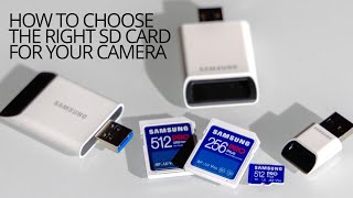 How to choose the right SD card for your camera [upl. by Christmann735]