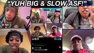 Shauna Controlla Diss Fabbi On TikTok Live [upl. by Nahseez]