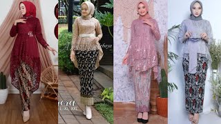 Model Baju Kebaya Brokat Modern Terbaru [upl. by Waverley]