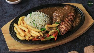 Chicken Sizzler With Herbed Rice Recipe By SooperChef [upl. by Anderea]