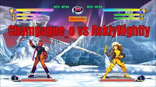 Mvc2 CHAMPAGNEO vs AskyNightly  030824 FREEMVC2 PSN COOL Great Games [upl. by Aiciram690]