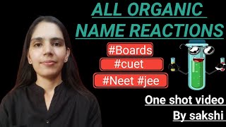 One shot video organic chemistry name reactions boardexam cuet jee neet [upl. by Franni]