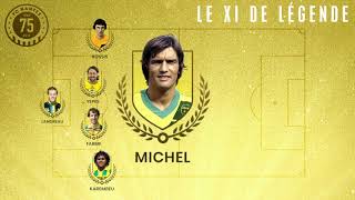 Le XI des Légendes des 75ans du FC Nantes [upl. by Ahsikram]