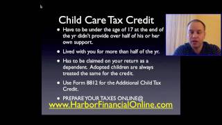 Child Care Tax Credit Calculator for 2012 2013 [upl. by Schiffman]