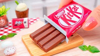 So Sweet Miniature KITKAT Cake Decorating 🍫 Perfect Tiny Chocolate Cake Recipe Idea  Mini Yummy [upl. by Etiragram]