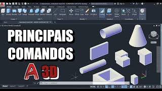 Principais Comandos  AutoCAD 3D [upl. by Folly]