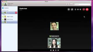 How to make a Skype to Skype video call  Mac [upl. by Onairda]