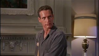 Paul Newman in Cat on a Hot Tin Roof 1957 HD [upl. by Ahsinal313]